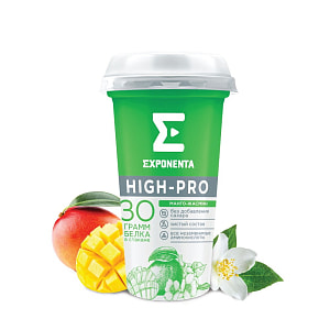 Напиток к/м High Pro обезжир обог белком манго-жасмин п/ст вес 250г EXPONENTA